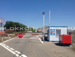 Контрольно-пропускной пункт (КПП) для строй объекта Аэропорт Южный в Нартане